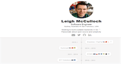 Desktop Screenshot of leighmcculloch.com