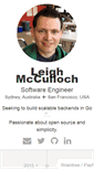 Mobile Screenshot of leighmcculloch.com