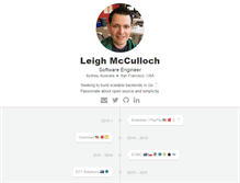 Tablet Screenshot of leighmcculloch.com